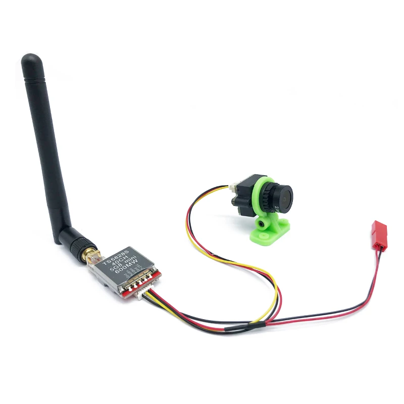 

5.8G FPV Set Combo Video 200/600mw 40CH Transmitter TS5823S/TS5828S+mini CMOS P/N 1000TVL Camera+Cable Set Racing Drone fpv set