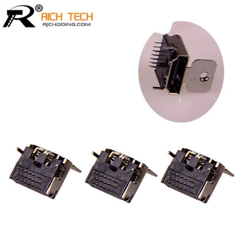 

HDMI 19PIN/F SMT HDMI 2.0 Terminals Female USB Connector SMT Type with Fixing holes for HDMI 2.0 Cable/HDMI Splitter