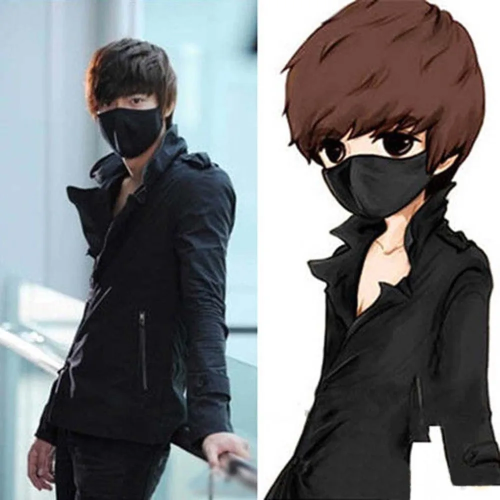 Унисекс Мужская Женская велосипедная противопыльная хлопковая маска для лица