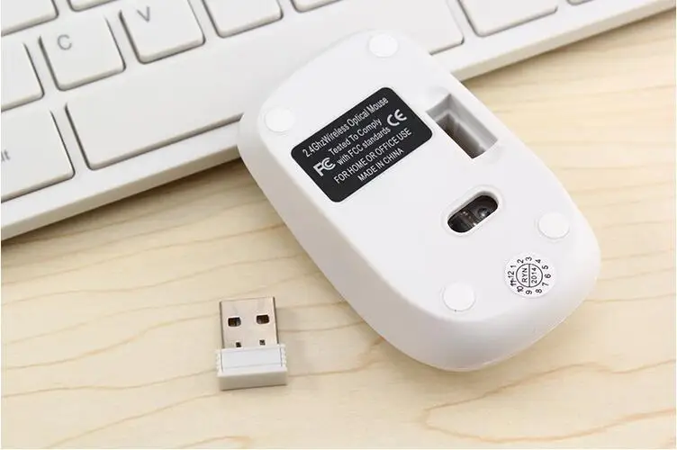 Новинка ультра тонкий мини 1" 2,4 ГГц Беспроводная клавиатура мышь комбо для ПК ноутбук настольный офис