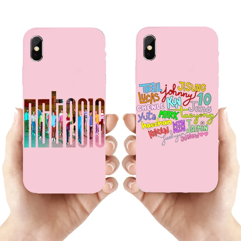 NCT 127 Kpop grupo Menino mace TPU чехол для телефона iphone X XR MAX 8 7 6 S PLUS 5 KPOP K.A.R.D MONSTA | Мобильные
