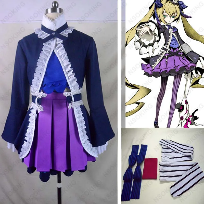 

Anime 7th Dragon 2020 Hacker VOCALOID Cosplay Costume Custom made