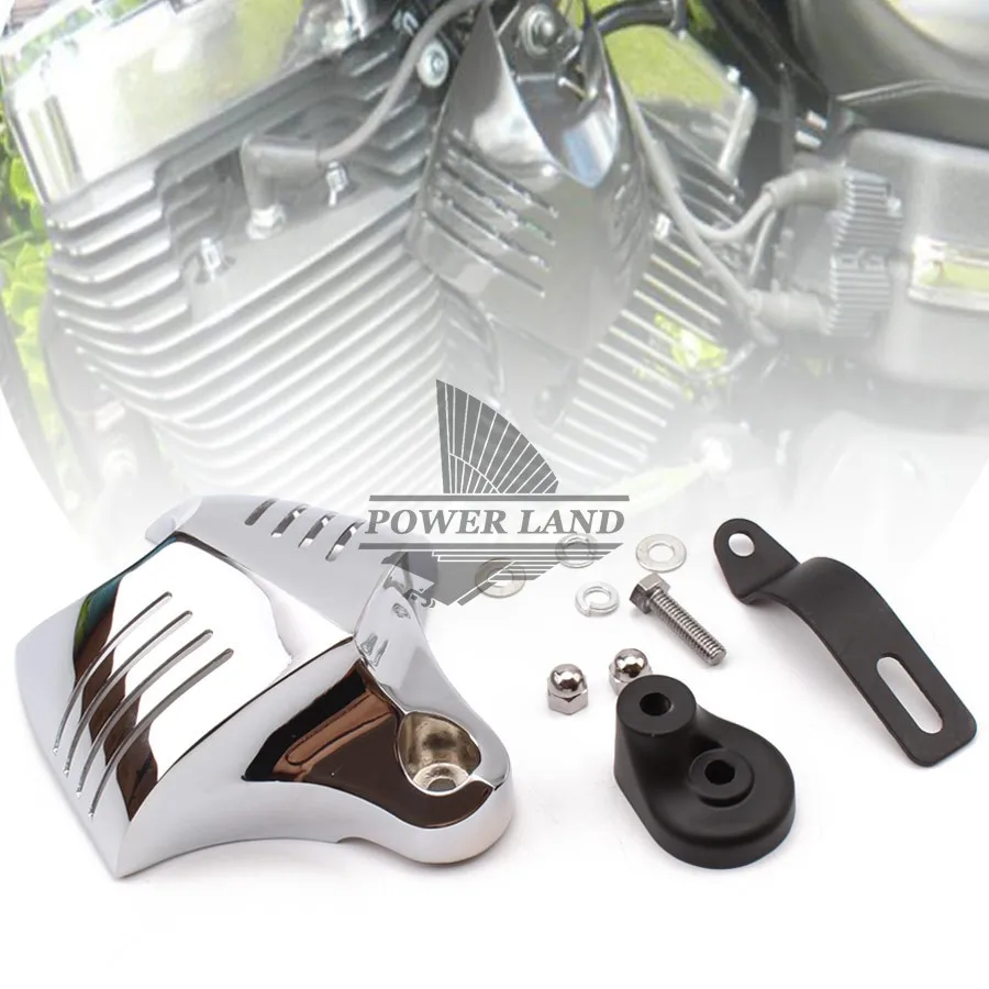 Motorcycles Black Big Twin Horn Cover Stock Cowbell Horns For Harley Dyna Softail Sportster