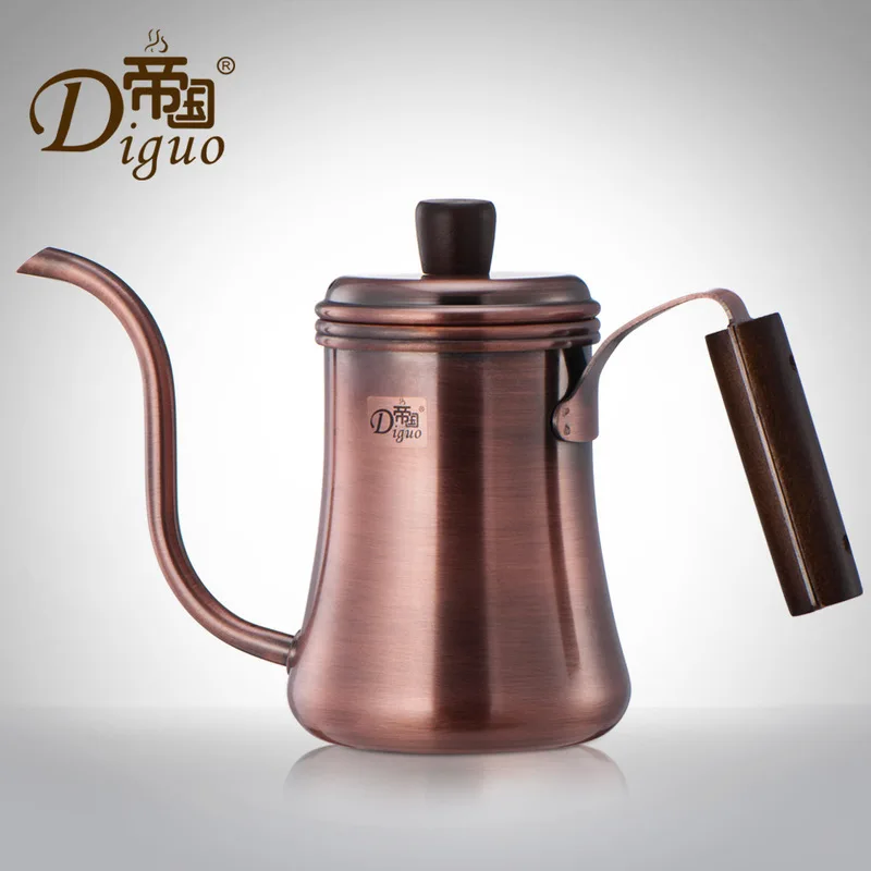 Classic Pour Over Drip Coffee Kettle, Premium Stainless Steel with Copper Coating Gooseneck Coffee Tea Pot (0.7 Liter) Classic Pour Over Drip Coffee Kettle, Premium Stainless Steel with Copper Coating Gooseneck Coffee Tea Pot (0.7 Liter)