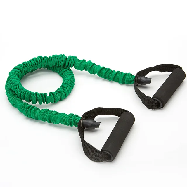 120cm Resistance Bands Pull Rope Workout Fitness Equipments with Cloth Covers Tube Bands Fabric Corssfit Excerise Latex Yoga 3