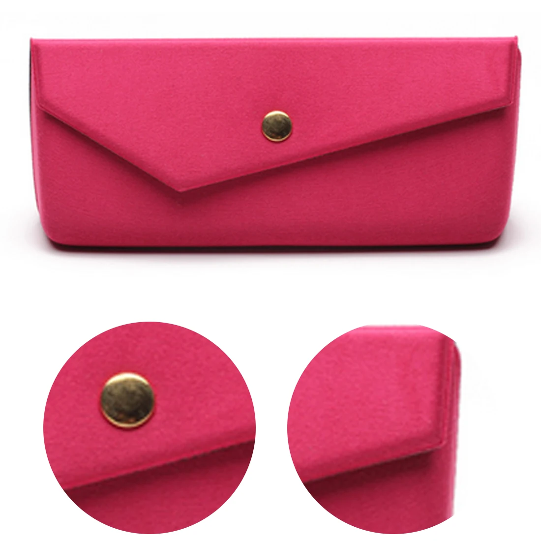 

6 Colors Available spectacle cases 1 PC Protable Light Triangular Fold Glasses Case Eyeglass Sunglasses Protector Hard Box