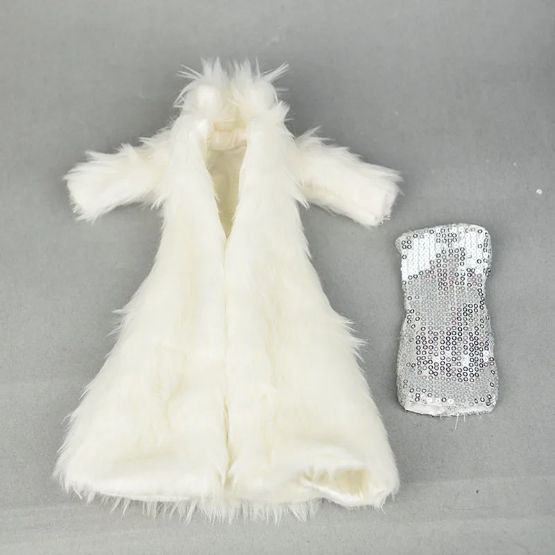 Puppenkleidung Plüsch Mantel Jacke für 29 cm Puppenzubehör Kleidung L7K1 