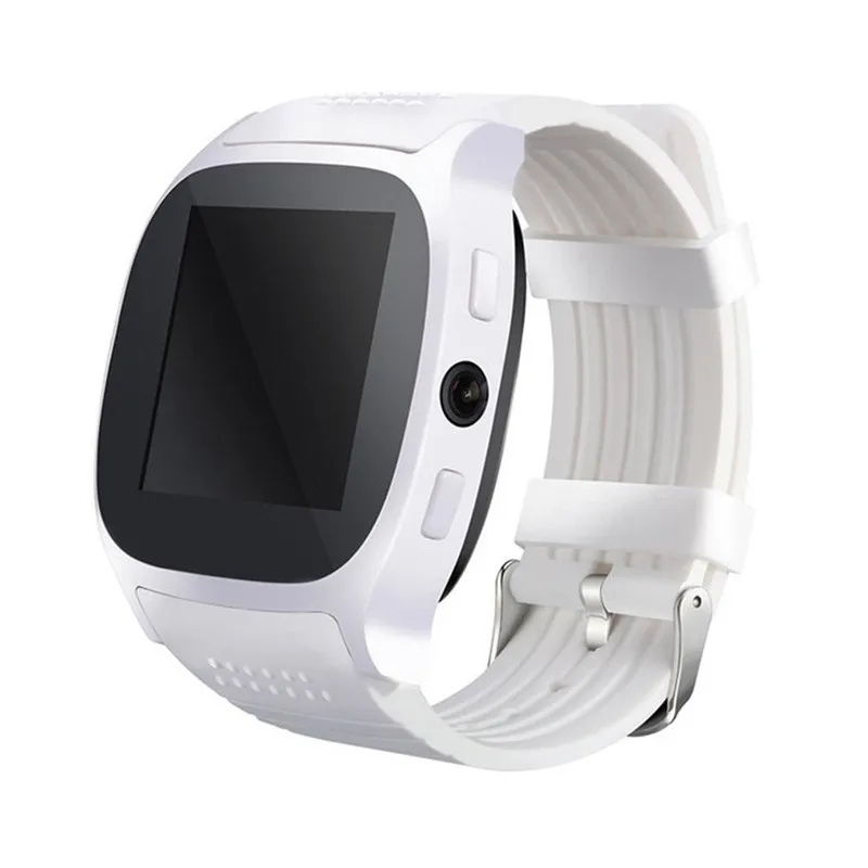 T8 Bluetooth Смарт часы с камерой музыкальный плеер Facebook Whatsapp Синхронизация SMS Smartwatch поддержка SIM TF карта для Android PK DZ09