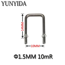 01-06 10 шт. сопротивление Constantan/дискретный резистор 0.01R/10mR/10 миллиом/шаг 10 мм/1,5 мм диаметр