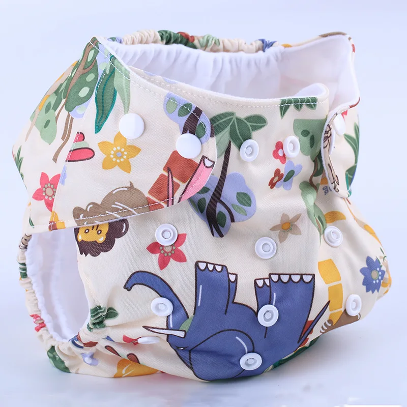 Reusable Nappies Newborn Cloth Nappy Animal Pattern Cloth Diaper Cover