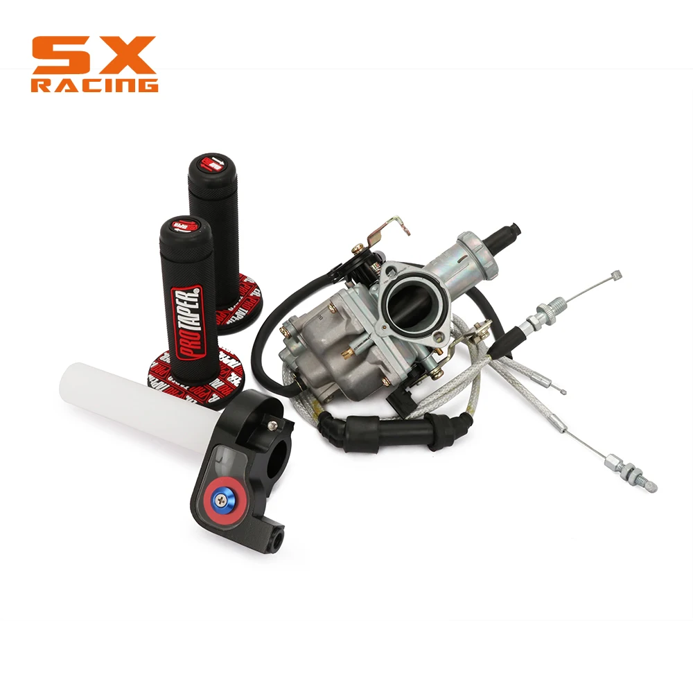 Skup Rosja PZ30 30MM przyspieszenie pompy Tuning turbo gaźnik + Visiable Twister + podwójny wzmocniony kabel + uchwyty motocykl