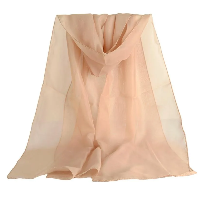 Шифоновый Шарф продолговатый женский модный стиль сплошной шали и шарфы мягкие тонкие женские хиджабы Cachecol#10