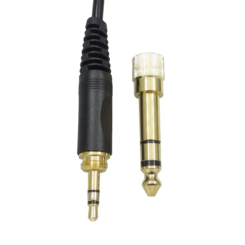 Replaceable Audio Cable Wire For Sennheiser HD25 HD25 1 HD25 1 II HD25 C HD25 13 HD 25 Headphone With 6 3 Plug