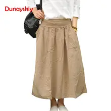 Весна Лето Англия Стиль Девушки Винтаж юбка белье с эластичным поясом оригинальные Плиссированные Длинные юбки длинные Новое искусство женщины