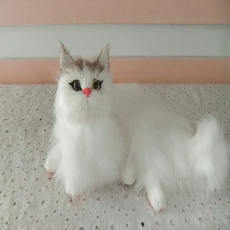 Новые Симпатичные Моделирование cat Реалистичная Ремесленная поделка маленький