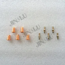 PT40 PT60 PT-60 плазменной резки фонарь расходные материалы VB0048 электрод и VU0668-09 0,9 мм наконечник Насадка 20 шт./партия