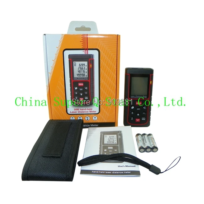 

Wholesale RZ-E50 Laser Distance Meter 50m Portable Laser Rangefinder Pocket  House Measure Tools Original Range Finder 10pcs/lot
