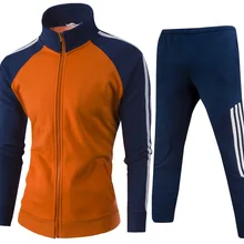 Высококачественные повседневные мужские комплекты из двух предметов, г., новые весенние свитера с воротником, брюки, мужские пальто, брюки, комплект, размер M-4xl