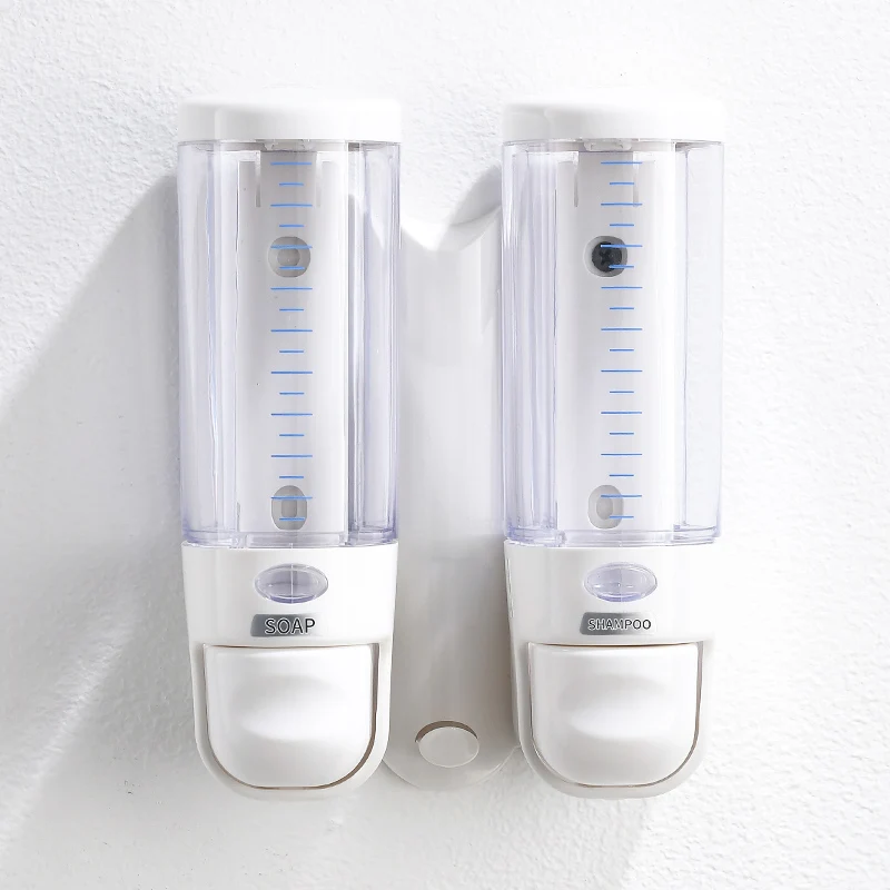 FLG Dual Head Wall Mount Shower Bath Washing Lotion Soap Shampoo Dispenser Liquid Soap Dispenser FLG Dual Head Wall Mount Shower Bath Washing Lotion Soap Shampoo Dispenser Liquid Soap Dispenser
