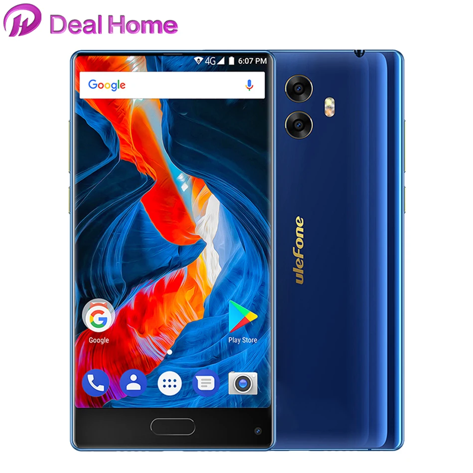 

Ulefone MIX S 4G Mobile phone 5.5"HD Bezel-less Quad Core 2GB 16GB 13MP Dual Cams 3300mAh Fingerprint OTG Android 7.0 Smartphone