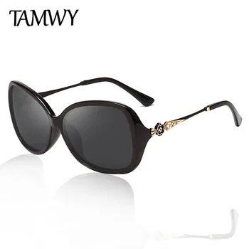 

TAMWY BRAND DESIGN Luxury Women Polarized Sunglasses 2019 Lady Sun glasses Female Rhinestone Temple Shades Eyewear UV400 T2218