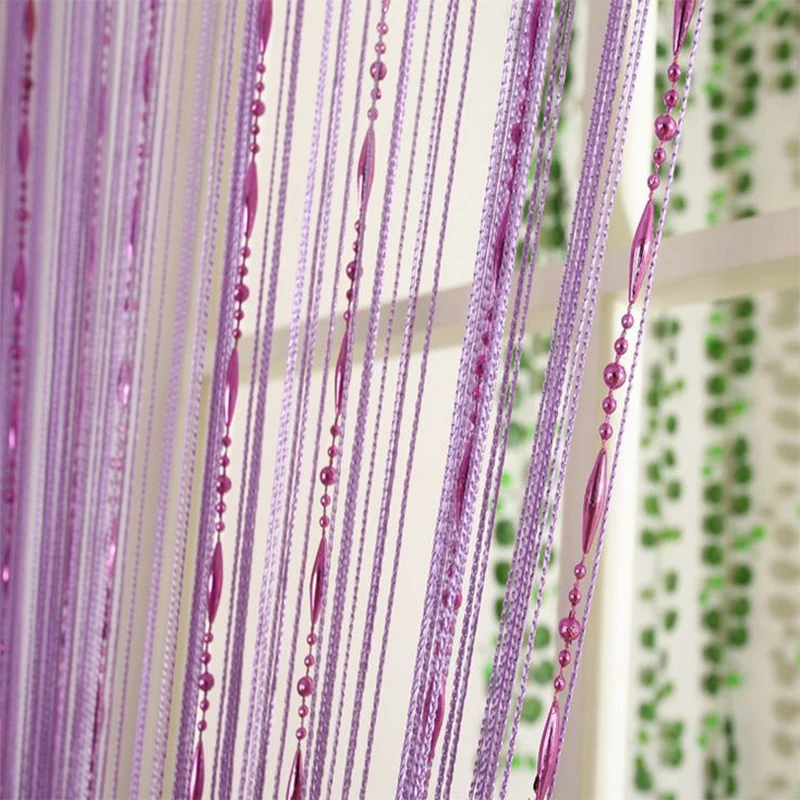 Beads Line Curtain 100 * 200 cm for Home Living room Hotel Cafe Interior Decoration window curtains decor curtains