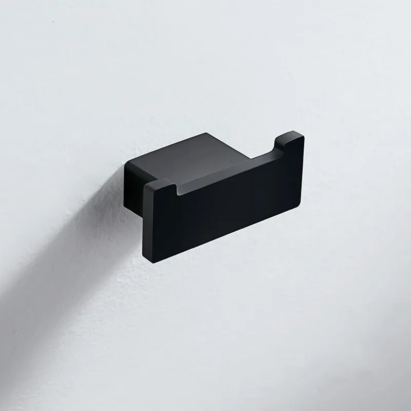 Simple Style All Stainless steel Matte Black Finish 1pcs Wall Mount