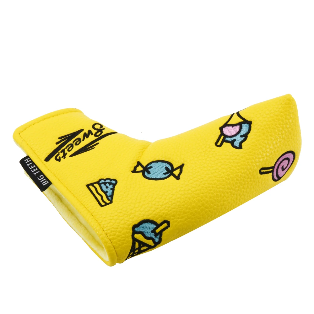 6003520 big teeth golf pingtype putter cover yellow (4)