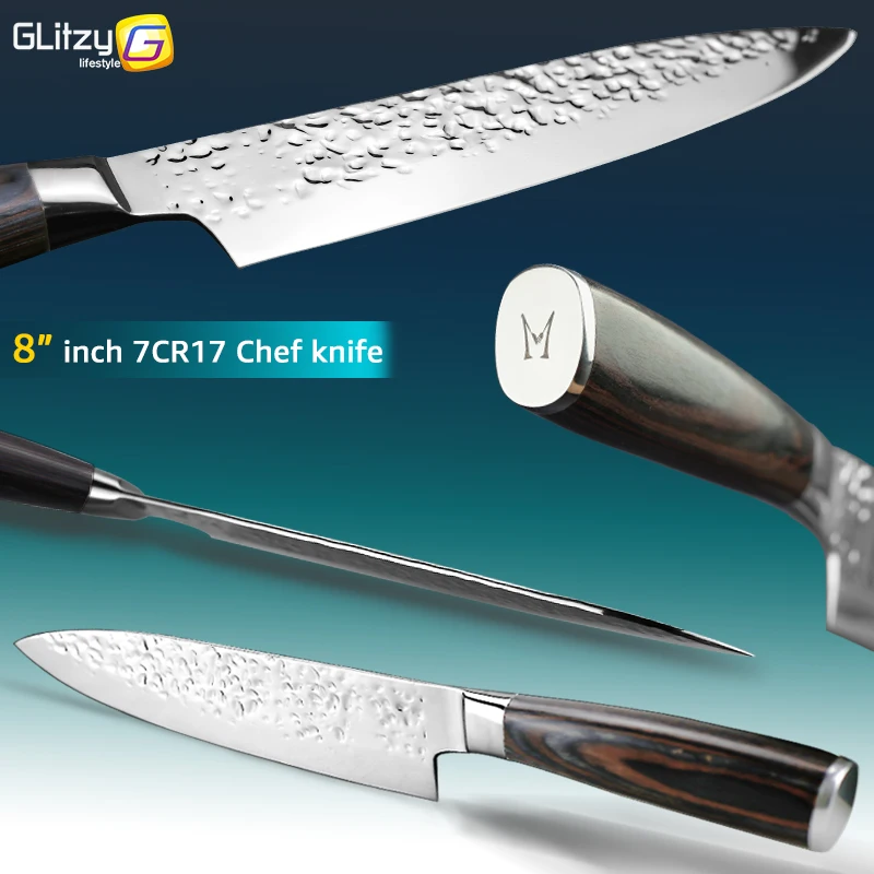 Kitchen Knife 8 inch Professional Japanese Chef Knives 7CR17 440C High Carbon Stainless Steel Meat Santoku Knife Dropshipping Kitchen Knife 8 inch Professional Japanese Chef Knives 7CR17 440C High Carbon Stainless Steel Meat Santoku Knife Dropshipping