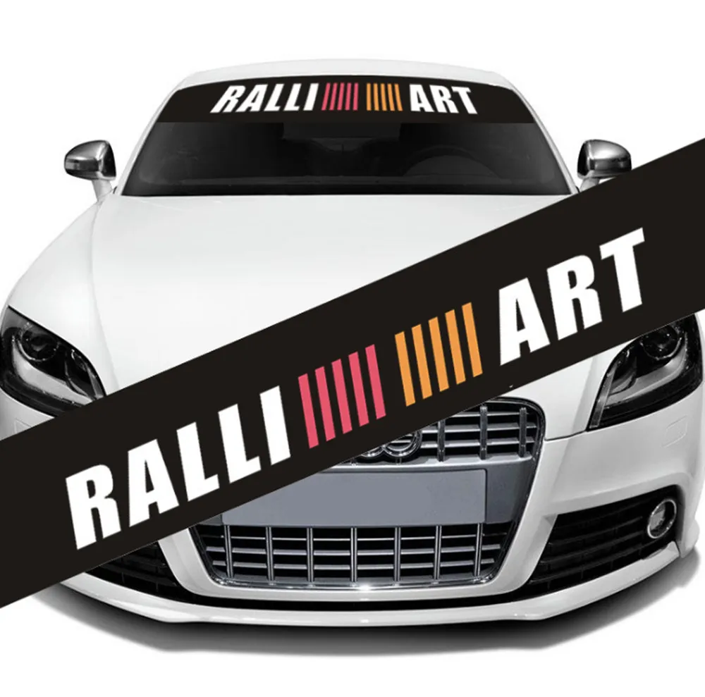 1 шт. спортивные гоночные наклейки RALLIART наклейка Автомобильный кузов переднее