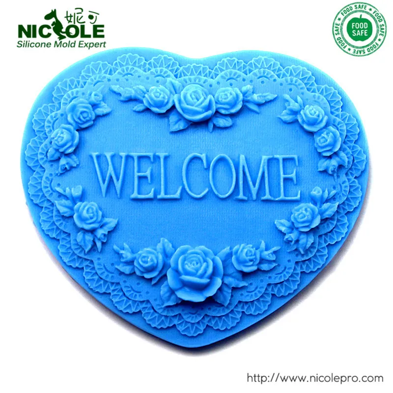 DIY Birthday Wedding Cake Shape Silicone Craft Molds Handmade Soap Moldcraft moldshandmade
