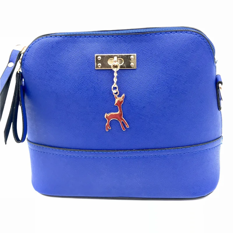 2019 Hot Women's Handbags Leather Fashion Small Shell Bag With Deer Toy Women Shoulder Bag Casual Crossbody Bag