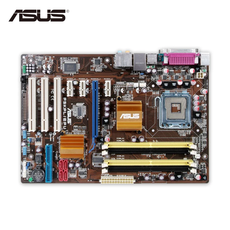 Asus P5KPL/EPU Original Used Desktop Motherboard P5KPL G31 Socket LGA 775 DDR2 ATX On Sale asus original motherboard g31m s2l g31 ddr2 lga 775 motherboard