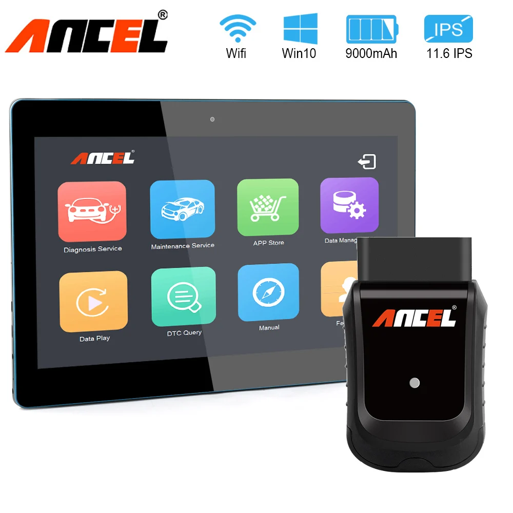 OBD2 автомобильный Сканнер ancel X5 Plus WiFi OBD полная система Автомобильная диагностика