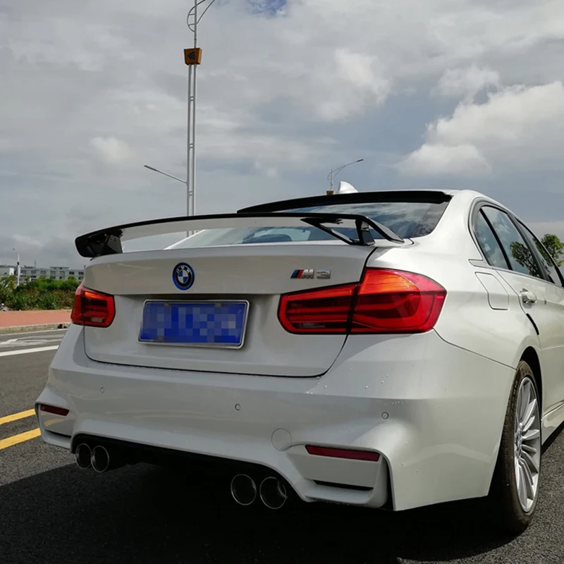 Для BMW F30 F80 3 серии M3 320i 323i 325i 328i 2013 ABS пластик краска цвет задний спойлер багажника GT стиль