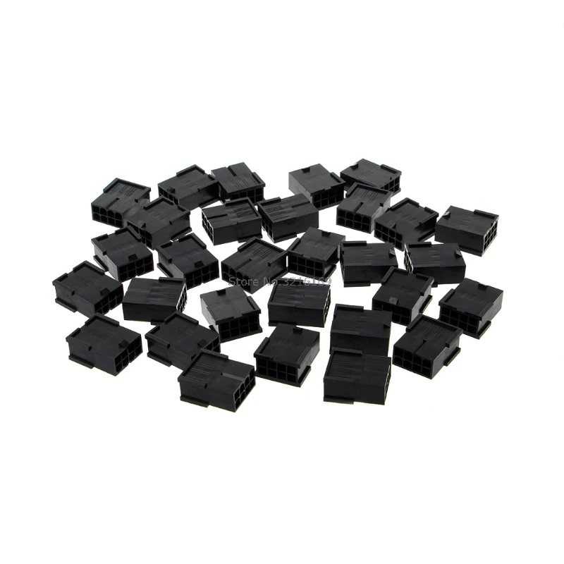 

For 30Pcs/Pack 4.2mm 8P 8 Pin Female Power Connector for PC Computer CPI-E Plastic Shell Promotion