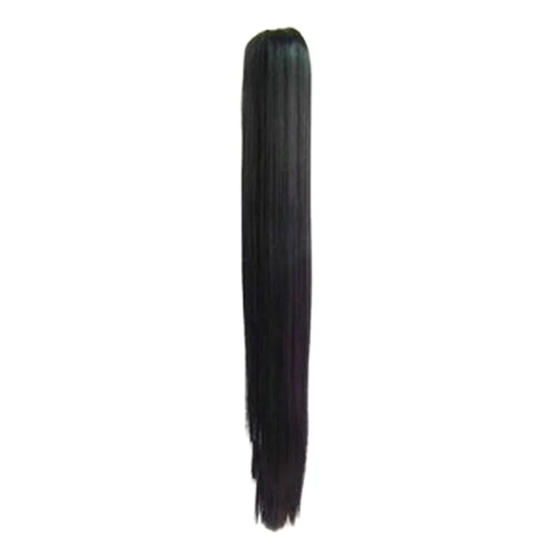 

JOY&BEAUTY Women's Synthetic Long Straight Ponytails High Temperature Fiber Clip In Hair Extensions Piece 26inch