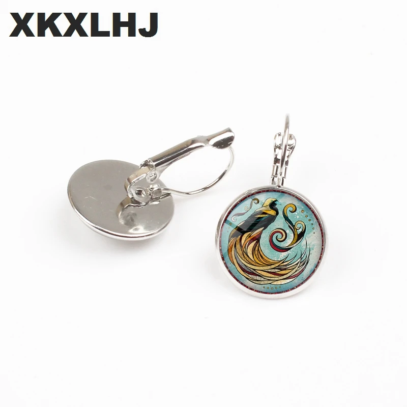 

XKXLHJ 2018/ Female Earrings Andreas Preis Animal 3 Color / Art Pattern Bump Glass Women's Earrings Jewelry Gift