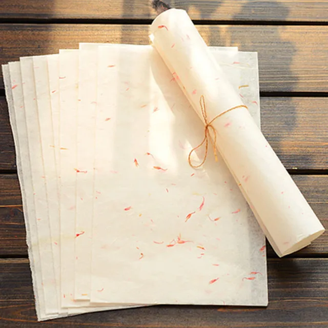 10pcs/set Chinese Xuan Paper Painting Paper Calligraphy Chancery Plant