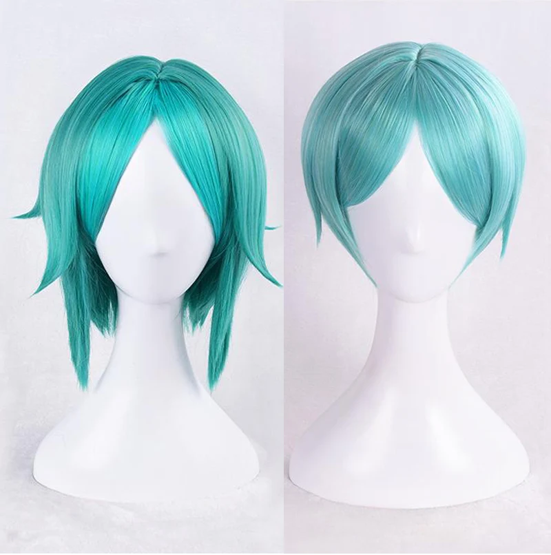 

2 Versions Anime Houseki no Kuni Land of the Lustrous Phosphophyllite Cosplay Wig Heat Resistant Synthetic Hair Wigs + Wig Cap