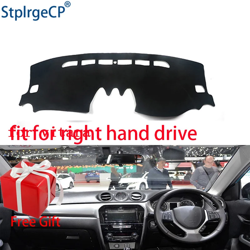 

Car Dashboard Cover Mat for Suzuki Vitara 4th 2015-2018 Right Hand Drive Dashmat Pad Dash Mat Covers Dashboard Accessories