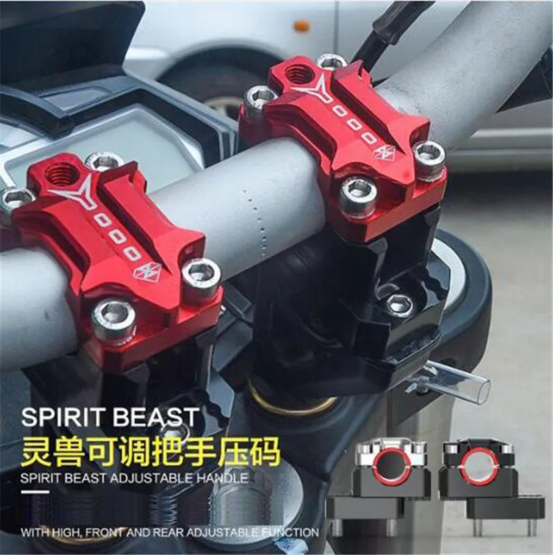 

Motorcycle Accessories handlebars motocross vehicles handlebar moto handle pressure block CNC handlebar decoration