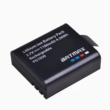 

1Pc 1180mAh PG1050 Rechargeable Li-ion Battery akku for SJCAM SJ4000 SJ5000 SJ6000 SJ8000 EKEN 4K H8 H9 GIT-LB101 GIT Cameras