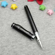 Ваш логотип здесь бесплатно на классической роллербол ручка одна ручка бесплатно для вашего имени и текста с Милая Подарочная коробка лучший подарок на день рождения