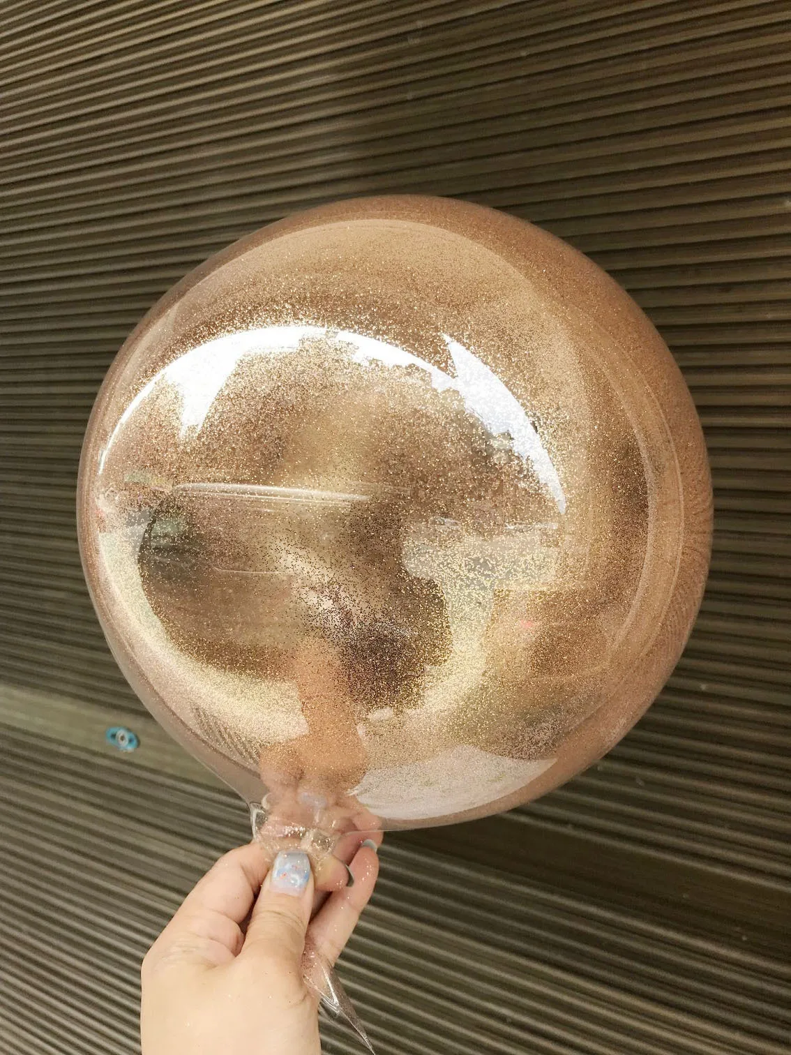 

Amazon 18 inch glitter powder wave ball shopping mall car 4S shop showroom decoration atmosphere layout party supplies