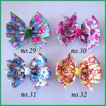 

300 BLESSING Good Girl 3.25" Abby Hair Bow Clip Unicorn Accessories Wholesale