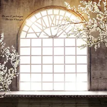MEHOFOTO Vinyl Photography Background French Window Flower Computer Printed Wedding Backdrops for Photo Studio CM-6628 10x16ft wedding room seamless vinyl photography backdrops computer printed cm5269 golden castle background for photo studio