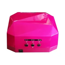 Популярный СВЕТОДИОДНЫЙ УФ-светильник для сушки ногтей, 36 Вт 110-240 В ромбовидное УФ-гелевое покрытие для ногтей для дизайна ногтей, розничная посылка