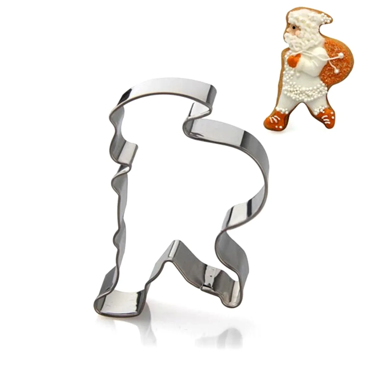 

DIY Christmas Santa Claus Shape Cutter Cookies Biscuit Cutter Mold Baking Tools