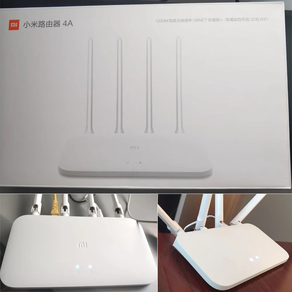 Wi Fi роутер Xiaomi Mi 4A/4A гигабитный 2 4/5 0 ГГц 1167 Мбит/с 4 антенны 128 Мб|Беспроводные